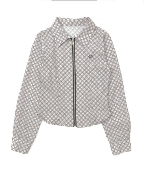 dispark（ディスパーク）の「DISPARK/バタフライチェックシャツ（シャツ/ブラウス・レディース・アイボリー/ベージュ・FREE）」の6枚目の写真