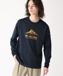 Columbia|コロンビアのTシャツ/カットソー(ブルー・ネイビー Columbia|コロンビアのTシャツ/カットソー(ブルー・ネイビー