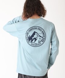 Columbia（コロンビア）の「速乾 UVカット Columbia／メンズ アーバンハイク グラフィック ロングスリーブTシャツ（ロンT 長袖Tシャツ）／コロンビア（Tシャツ/カットソー）」