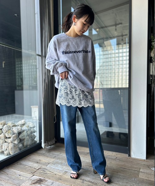 Kotoe(コトエ)の「レイヤード 花柄レースミニスカート 付け裾(スカート・レディース・ブラック/ホワイト・FREE)」の4枚目の写真