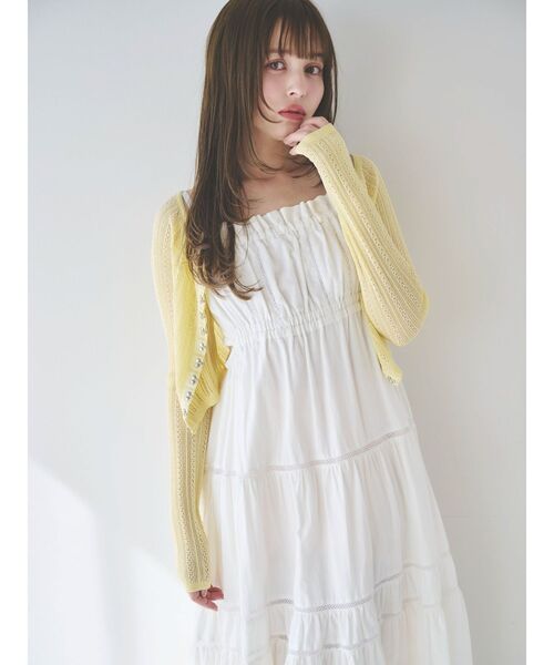 dazzlin（ダズリン）の「サイドオープンコットンワンピース（ワンピース・レディース・オレンジ/ブラウン/オフホワイト/ブルー/ブラック・SMALL/MEDIUM）」の8枚目の写真