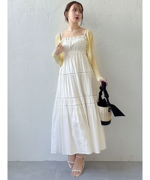 dazzlin（ダズリン）の「サイドオープンコットンワンピース（ワンピース・レディース・オレンジ/ブラウン/オフホワイト/ブルー/ブラック・SMALL/MEDIUM）」の14枚目の写真