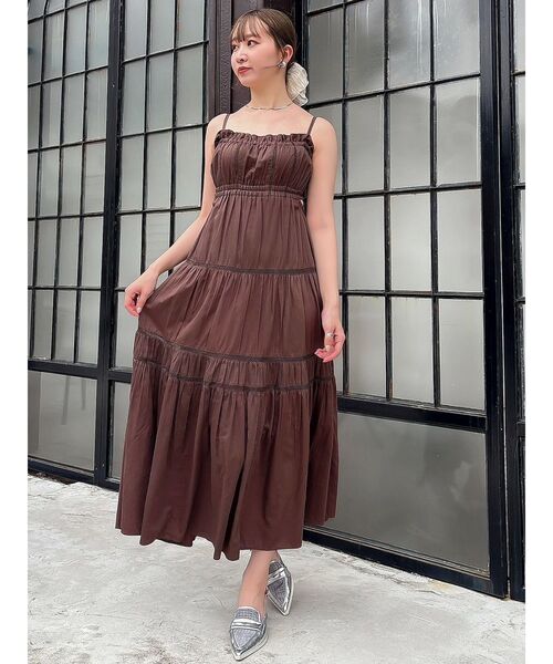 dazzlin（ダズリン）の「サイドオープンコットンワンピース（ワンピース・レディース・オレンジ/ブラウン/オフホワイト/ブルー/ブラック・SMALL/MEDIUM）」の19枚目の写真