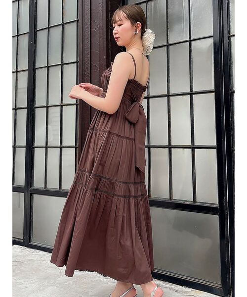 dazzlin（ダズリン）の「サイドオープンコットンワンピース（ワンピース・レディース・オレンジ/ブラウン/オフホワイト/ブルー/ブラック・SMALL/MEDIUM）」の20枚目の写真