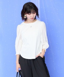 JETSET SOLO PLUS | 【JETSET SOLO PLUS】アイスクール×ブライトローンボリュームスリーブカットソー(Tシャツ/カットソー)