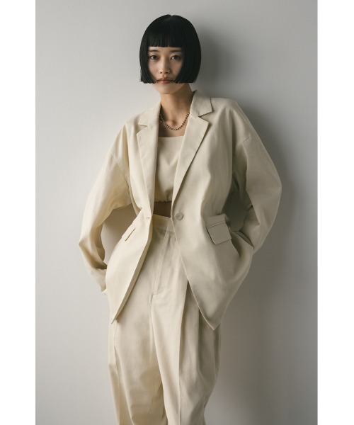 STYLEMIXER（スタイルミキサー）の「【大人気】リネンミックステーラードジャケット　セットアップ/春服/新作（テーラードジャケット・レディース・ベージュ系その他/アイボリー/ブラック・FREE）」の18枚目の写真