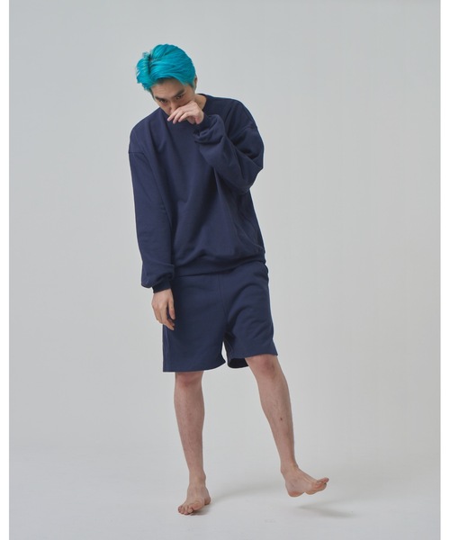 COMMON BASE(コモンベース)の「BLANK H SWEAT SHORTS(スウェットパンツ・メンズ・ネイビー/ホワイト/ライトグレー/ブラック/ヘザーグレー・SMALL/MEDIUM/LARGE/X-LARGE)」の5枚目の写真
