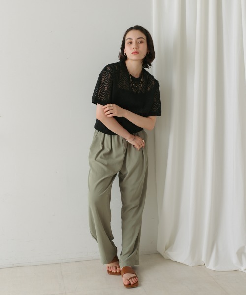 Bou Jeloud（ブージュルード）の「オーガンジー刺繍ブラウス（シャツ/ブラウス・レディース・ブラック/オフホワイト・38）」の18枚目の写真