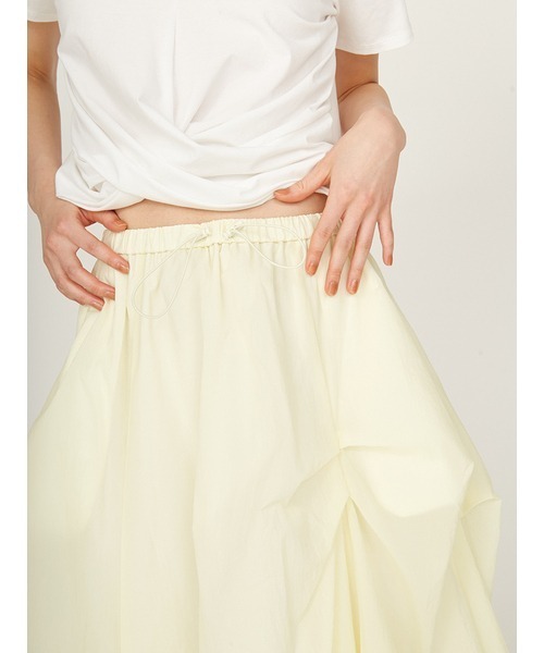 emmi タック入りシアーボリュームスカート　完売商品 セール】タック入りシアーボリュームスカート（スカート）｜emmi