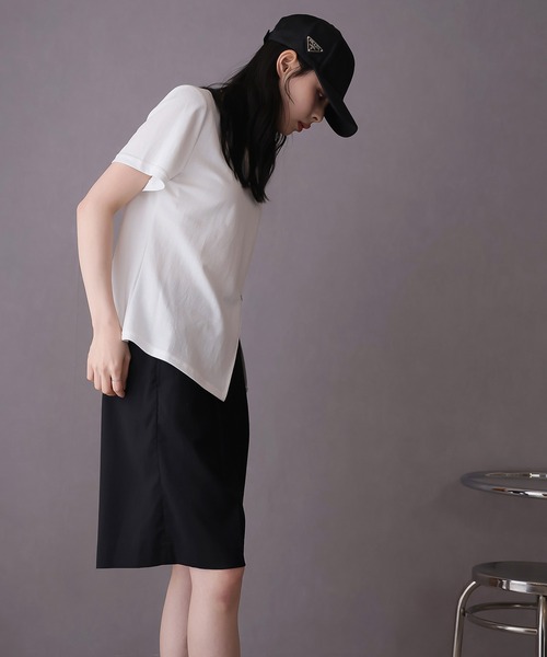 Doula Doula(ドゥーラドゥーラ)の「センタープレスタックハーフパンツ(その他パンツ・レディース・ブラック/ライトベージュ・マルチサイズ)」の9枚目の写真