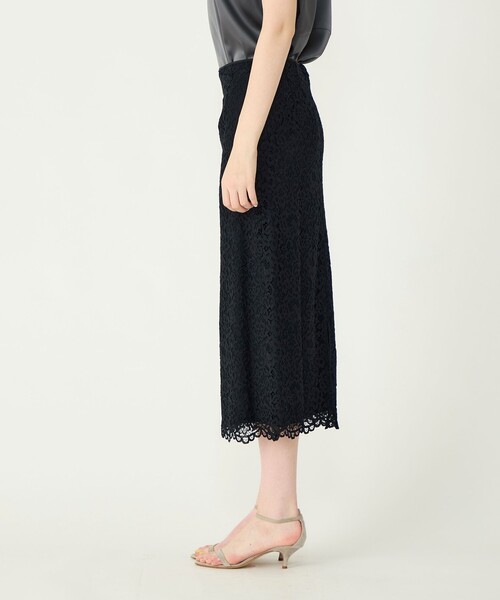 BALLSEY(ボールジィ)の「フラワーコードレース ペンシルタイトスカート(スカート・レディース・ブラック/ライトベージュ・36/34)」の10枚目の写真