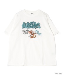 【公式】トムとジェリー 総刺繍半袖Tシャツ