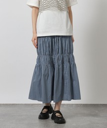 LAKOLE | チェックシャーリングスカート / 491604(スカート)