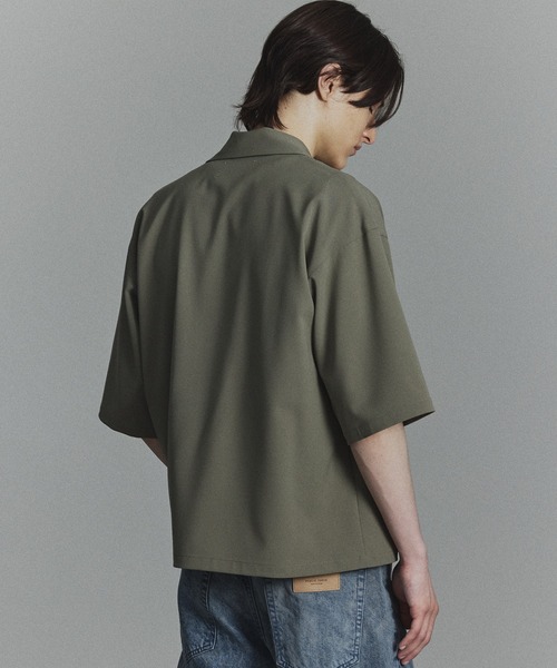 PUBLIC TOKYO（パブリックトウキョウ）の「TRIXIONワイドオープンカラーシャツ（シャツ/ブラウス・メンズ・ベージュ/ブラック・1/2）」の15枚目の写真