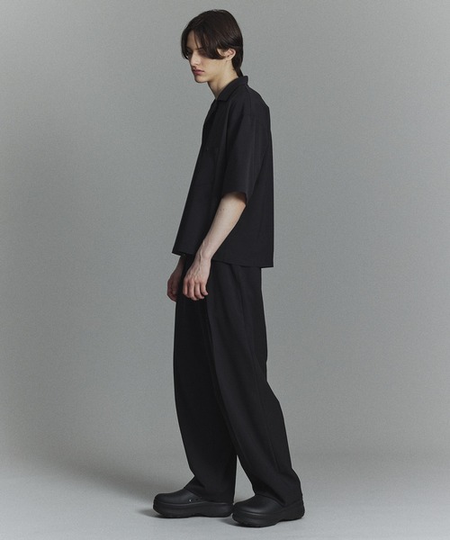 PUBLIC TOKYO（パブリックトウキョウ）の「TRIXIONワイドオープンカラーシャツ（シャツ/ブラウス・メンズ・ベージュ/ブラック・1/2）」の8枚目の写真