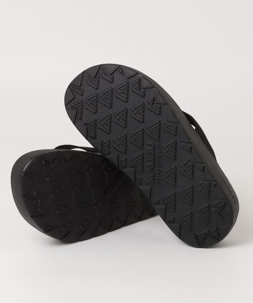 MALIBU SANDALS(マリブサンダルズ)の「MALIBU SANDALS SURFRIDER PLATFORM (MSP080005)(サンダル・メンズ・ブラック×ブラック・6/7/8/9/10)」の2枚目の写真