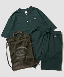 FRUIT OF THE LOOM（フルーツオブザルーム）の「【FRUIT OF THE LOOM/フルーツオブザルーム】ヘンリーネック裏毛スウェットルームウェア / 収納バッグ付き（ルームウェア/パジャマ）」