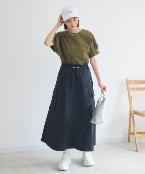 KATHARINE ROSS（キャサリンロス）の「【KATHARINE ROSS】COOL撥水袖タックブラウス（シャツ/ブラウス・レディース・ブラウン/カーキ/ブルー・MEDIUM）」の14枚目の写真