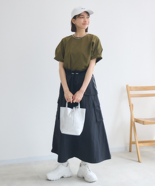 KATHARINE ROSS（キャサリンロス）の「【KATHARINE ROSS】COOL撥水袖タックブラウス（シャツ/ブラウス・レディース・ブラウン/カーキ/ブルー・MEDIUM）」の15枚目の写真