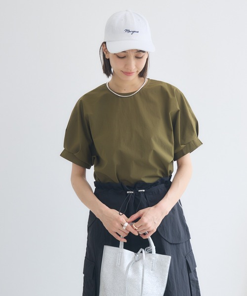 KATHARINE ROSS（キャサリンロス）の「【KATHARINE ROSS】COOL撥水袖タックブラウス（シャツ/ブラウス・レディース・ブラウン/カーキ/ブルー・MEDIUM）」の17枚目の写真