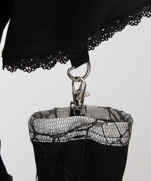 DearMyLove（ディアマイラブ）の「猫耳チェックフリルクモレースパンクショートトップス（Tシャツ/カットソー・レディース・レッド/ピンク/ブラック×ホワイト/パープル・MEDIUM/LARGE/LL/3L）」の9枚目の写真