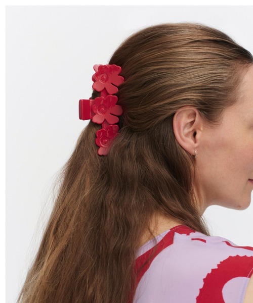 Mini Unikko / Hair Clip（バレッタ/ヘアクリップ）｜marimekko