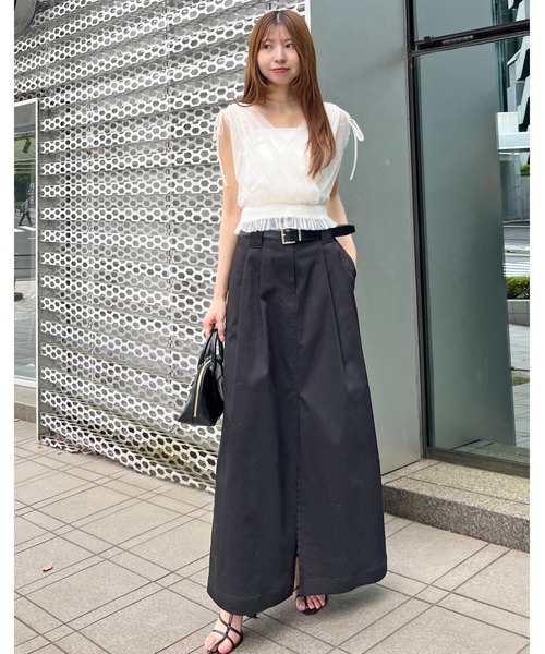チュールレイヤードカシュクールカットプルオーバー チュールレイヤードカシュクールカットプルオーバー｜スナイデル
