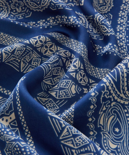 COLLAGE GALLARDAGALANTE（コラージュガリャルダガランテ）の「Q.anos/ペイズリー柄スカーフ（バンダナ/スカーフ・レディース・ブルー・FREE）」の11枚目の写真