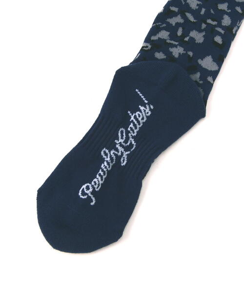 PEARLY GATES(パーリーゲイツ)の「【PEARLY GATES】ヒョウ柄ミドルソックス (LADIES)(ソックス/靴下・レディース・ダークインディゴブルー/ベージュ系その他・FREE)」の7枚目の写真