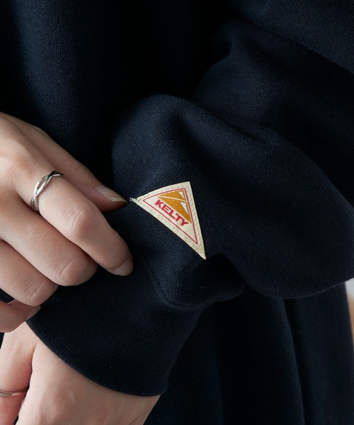 KELTY（ケルティ）の「【KELTY】≪限定別注≫ Bear刺繍 裏起毛 ビッグシルエットスウェット ベアー くま 熊（スウェット・レディース・ブラック/グレー/ホワイト・M/S/XS/L）」の10枚目の写真