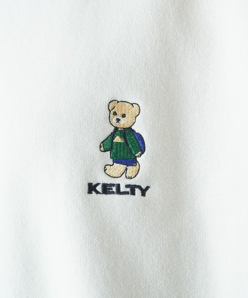 KELTY（ケルティ）の「【KELTY】≪限定別注≫ Bear刺繍 裏起毛 ビッグシルエットスウェット ベアー くま 熊（スウェット・レディース・ブラック/グレー/ホワイト・M/S/XS/L）」の4枚目の写真