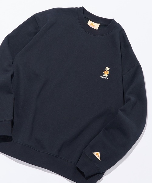 KELTY（ケルティ）の「【KELTY】≪限定別注≫ Bear刺繍 裏起毛 ビッグシルエットスウェット ベアー くま 熊（スウェット・レディース・ブラック/グレー/ホワイト・M/S/XS/L）」の16枚目の写真