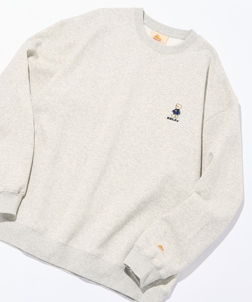 KELTY（ケルティ）の「【KELTY】≪限定別注≫ Bear刺繍 裏起毛 ビッグシルエットスウェット ベアー くま 熊（スウェット・レディース・ブラック/グレー/ホワイト・M/S/XS/L）」の13枚目の写真