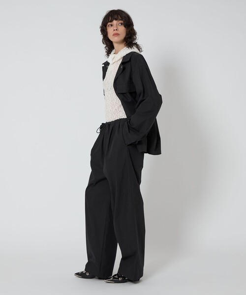 ASTRAET(アストラット)の「<ASTRAET>フラップポケット イージー パンツ UNISEX(その他パンツ・レディース・ホワイト/ダークグリーン/ブラック・00/0/1/3)」の6枚目の写真