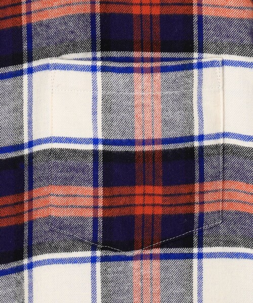 J.PRESS(ジェイプレス)の「コットン起毛タータンチェック ショート丈 シャツ ブラウス(シャツ/ブラウス・レディース・ネイビー系3/アイボリー系3/ブラック系3・T13/T15)」の16枚目の写真
