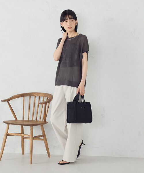 MONO　COMME CA（モノコムサ）の「キャンバス ミニトート（トートバッグ・レディース・ブラック/ブラウン/ブルー・FREE）」の16枚目の写真