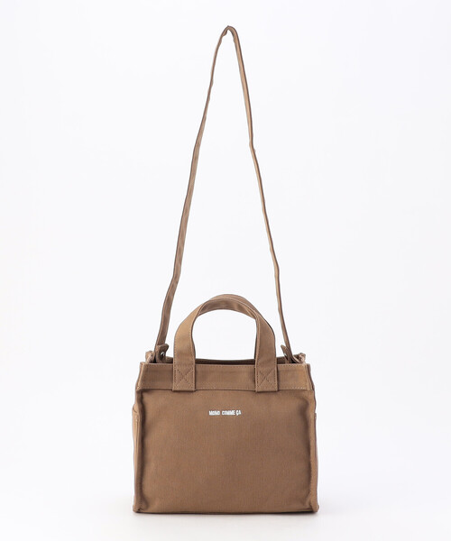 MONO　COMME CA（モノコムサ）の「キャンバス ミニトート（トートバッグ・レディース・ブラック/ブラウン/ブルー・FREE）」の5枚目の写真