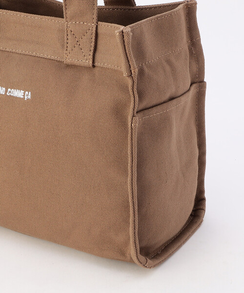 MONO　COMME CA（モノコムサ）の「キャンバス ミニトート（トートバッグ・レディース・ブラック/ブラウン/ブルー・FREE）」の9枚目の写真