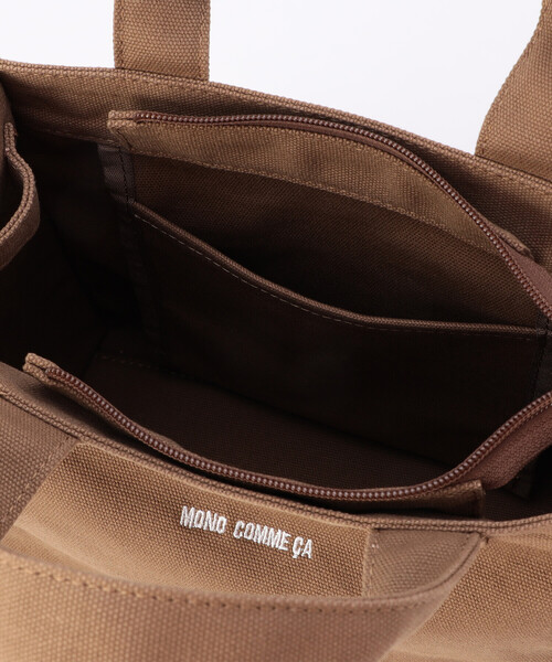 MONO　COMME CA（モノコムサ）の「キャンバス ミニトート（トートバッグ・レディース・ブラック/ブラウン/ブルー・FREE）」の12枚目の写真