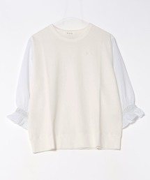 H.A.K | ロゴ刺繍ドライタッチインレー＋ナイロンコットンペーパーローンカットソー(Tシャツ/カットソー)