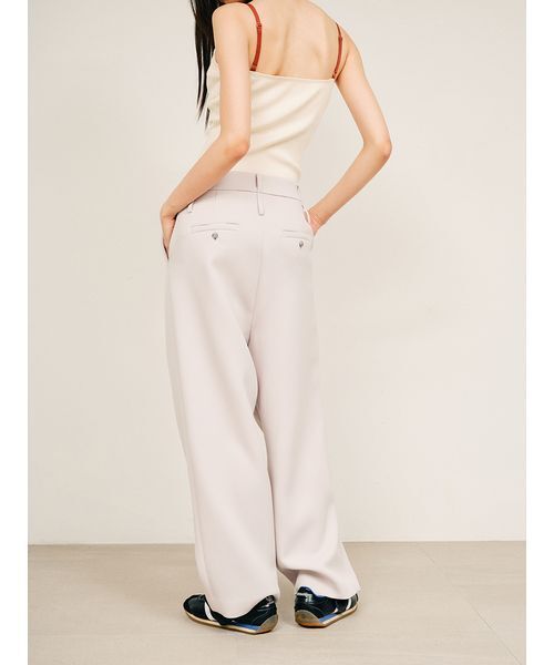 null.(ヌル)の「ダブルベルトパンツ(その他パンツ・レディース・アイボリー/ブラック・M/S)」の6枚目の写真