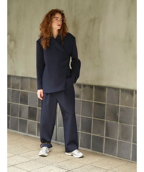 null.(ヌル)の「ダブルベルトパンツ(その他パンツ・レディース・アイボリー/ブラック・M/S)」の8枚目の写真