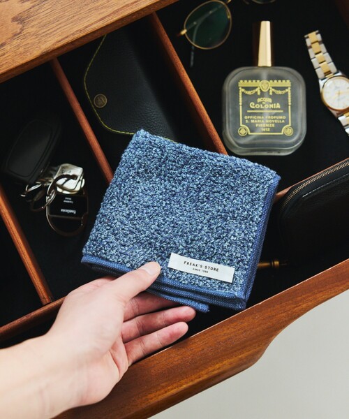 FREAK'S STORE（フリークスストア）の「ふっくら ハンカチタオル（ハンカチ/ハンドタオル・レディース・ネイビー/ブラウン/その他13/その他9/ナチュラル/グレー・ONE SIZE）」の4枚目の写真