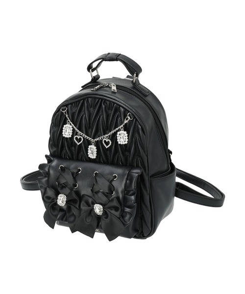 チェーン付きキルティングリュック（バックパック/リュック）｜NOEMIE