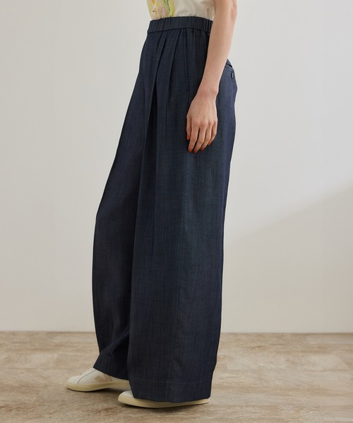 ROPE'(ロペ)の「【洗える】テンセルデニムイージーパンツ(その他パンツ・レディース・ブルー・36/38)」の5枚目の写真