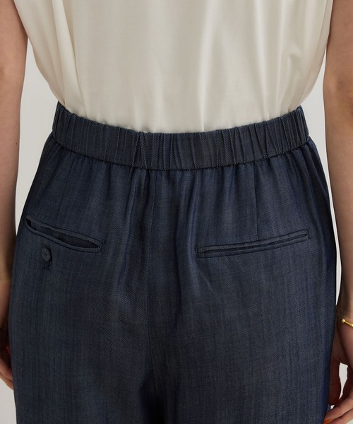 ROPE'(ロペ)の「【洗える】テンセルデニムイージーパンツ(その他パンツ・レディース・ブルー・36/38)」の7枚目の写真