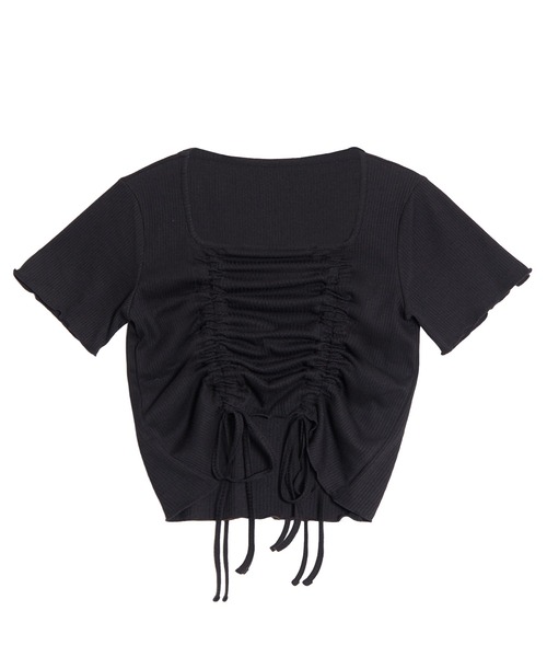 PUNYUS（プニュズ）の「ドロストトップス（Tシャツ/カットソー・レディース・ブラック/ホワイト・1/2/3/4）」の10枚目の写真