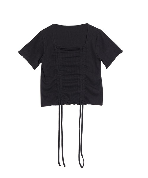 PUNYUS（プニュズ）の「ドロストトップス（Tシャツ/カットソー・レディース・ブラック/ホワイト・1/2/3/4）」の12枚目の写真