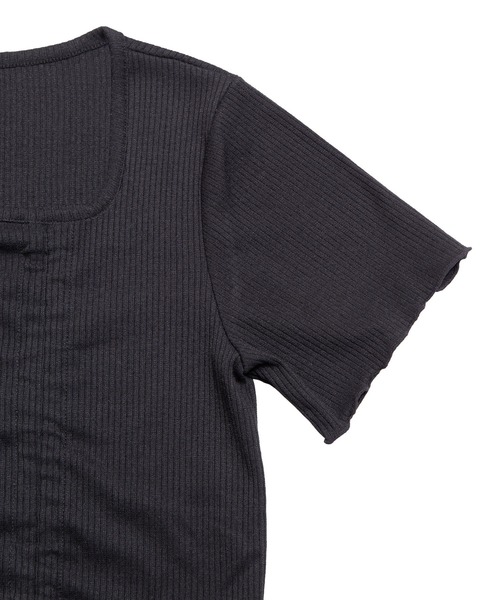 PUNYUS（プニュズ）の「ドロストトップス（Tシャツ/カットソー・レディース・ブラック/ホワイト・1/2/3/4）」の15枚目の写真