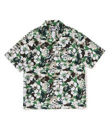 【A BATHING APE】エイプヘッド総柄半袖シャツ A BATHING APE(アベイシングエイプ) 半袖Tシャツ001TEK221039F